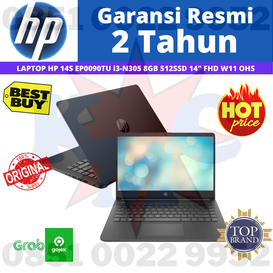 Notebook HP 14S EP0090TU / EP0088TU I3 N305 8GB 512GB NVMe 14 FHD W11 OHS