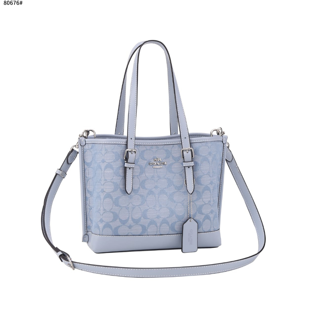 COA Mollie Tote 25 In Signature Chambray Bag's 80676