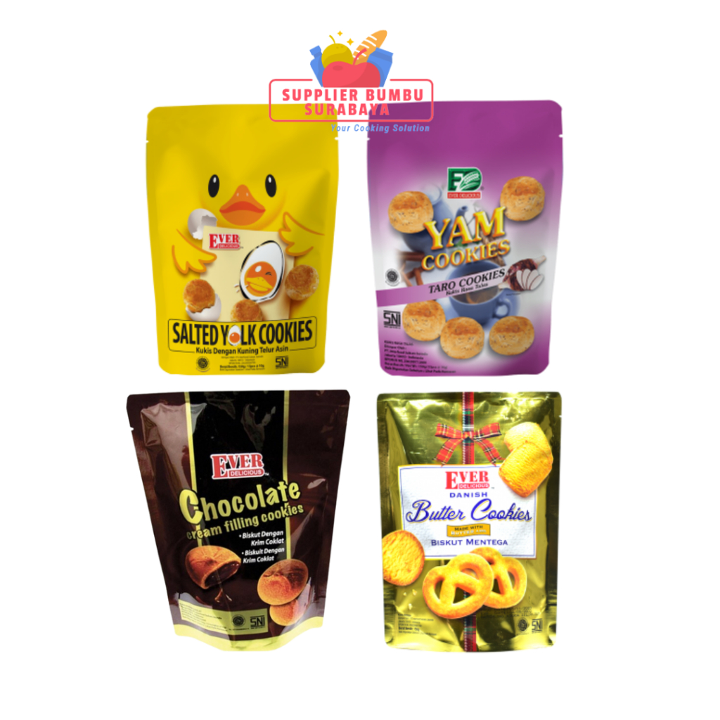 Ever Delicious Cookies Salted Egg Yolk Yam Chocolate Butter Cookie 150g
