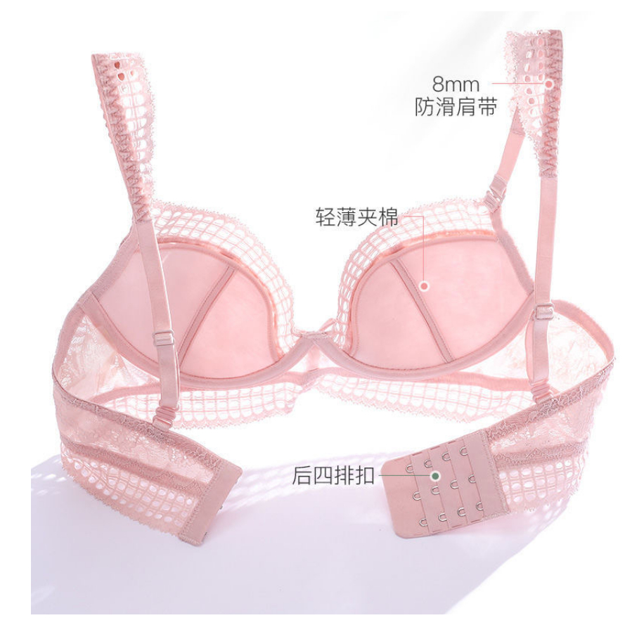 Pakaian dalam wanita Bra / Bh wanita 8513 busa tipis , ada kawat kain lembut BH/Bra Wanita Push-Up Isi Busa Tali Strap Bahan Lace Breathable Hiasan Bordir SEXY Bra Push Up High Quality / Super Push Up Bra dengan bahan Import High Quality