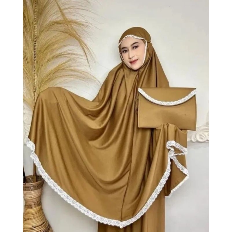 MUKENA AMPLOP JUMBO // MUKENA TRAVEL RENDA // MUKENA JUMBO TREND MASAKINI