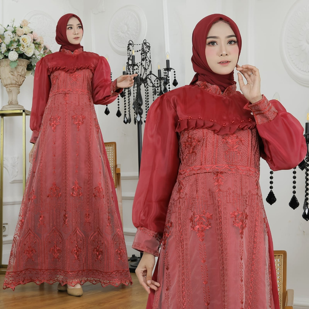 MAXY GRISELDA FASHION PAKAIAN WANITA DRESS GAMIS MAXI PREMIUM MS