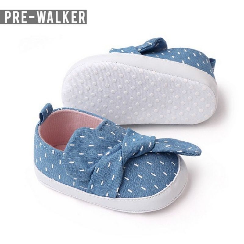 Sepatu Bayi Perempuan Cantik Lucu Import - Sepatu Prewalker Baby Girl S1310