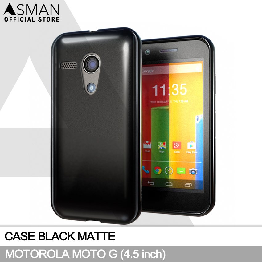 Ultraslim Motorola Moto G (5.5&quot;) | Soft Case Black Matte - Hitam