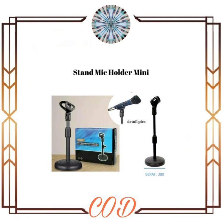 (COD) stand  mic meja microphone karaoke// stand holder mic L7//stand holder hd 26