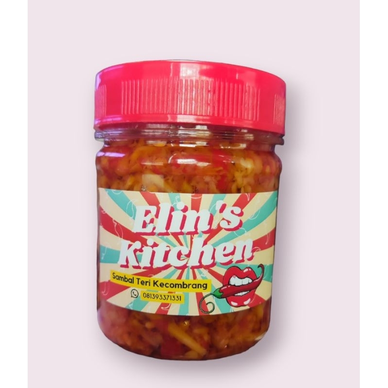 

Elin's Kitchen Sambal Teri Kecombrang 150gr