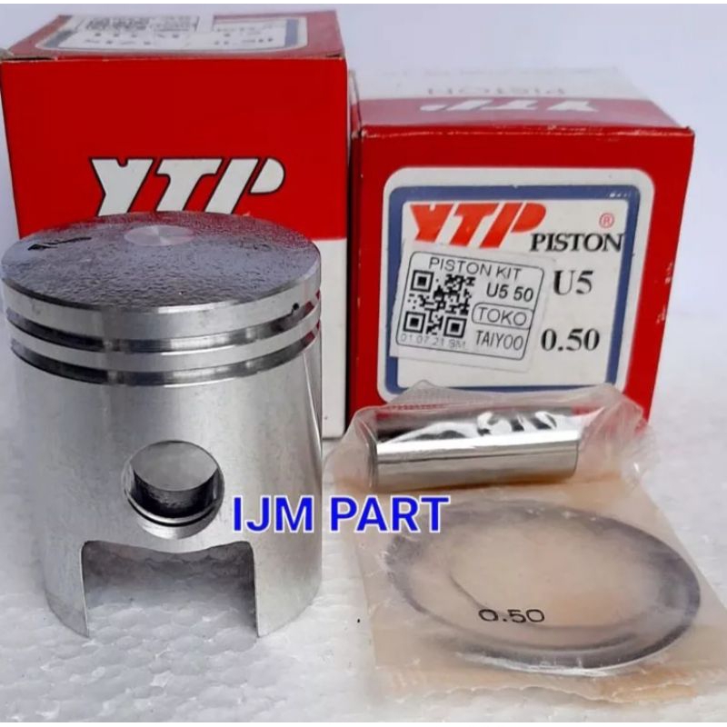 PISTON KIT SEHER SET YAMAHA U5 / V50 / U 5 / V 50 ( PNP SANEX 2T 2TAK POTONG RUMPUT ) ( STD / 025 / 