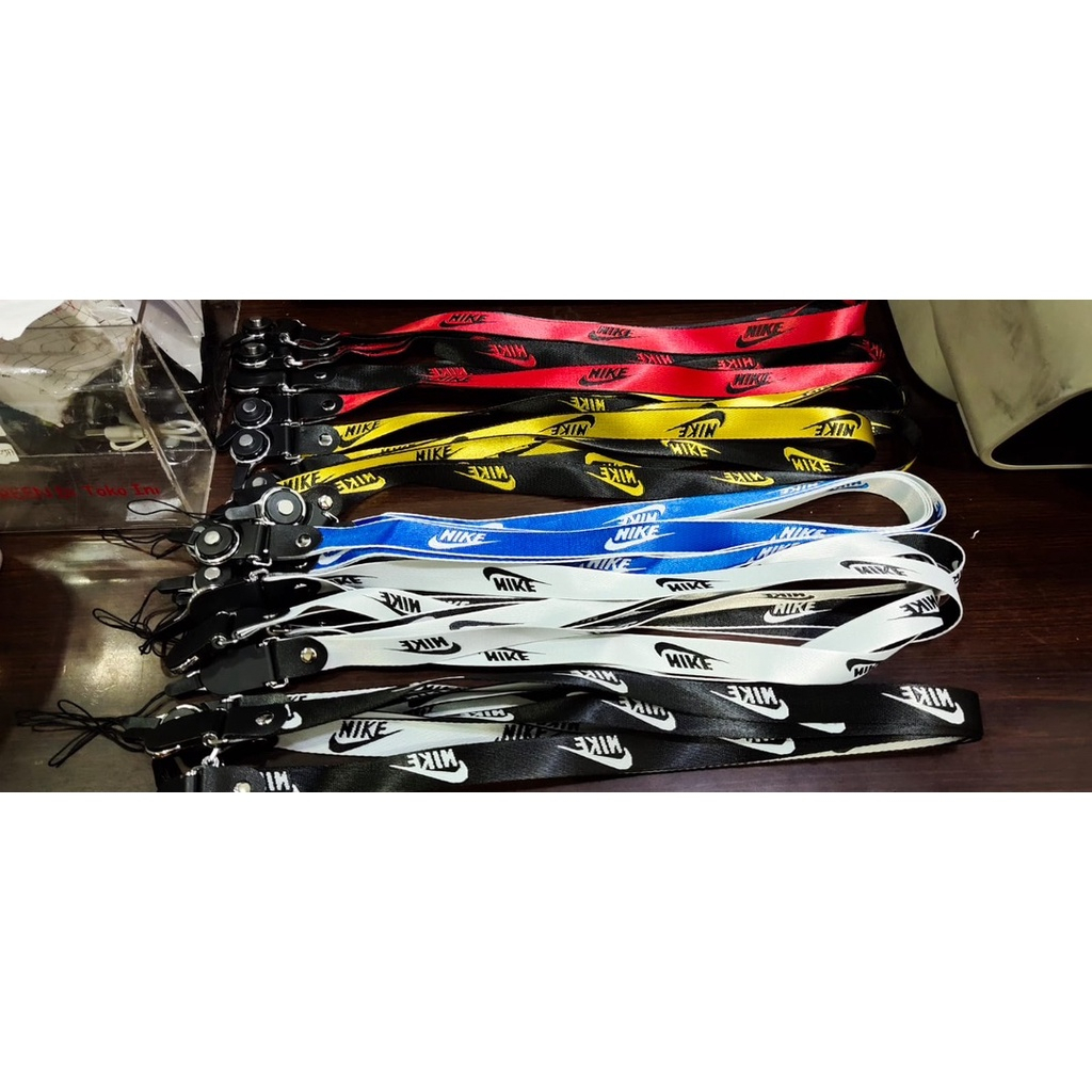 Tali Gantungan Hp Panjang Motif Branded SPORT/Tali Handphone/Tali Gantungan Hp Leher Motif Sport/Tali Hp Murah Meriah