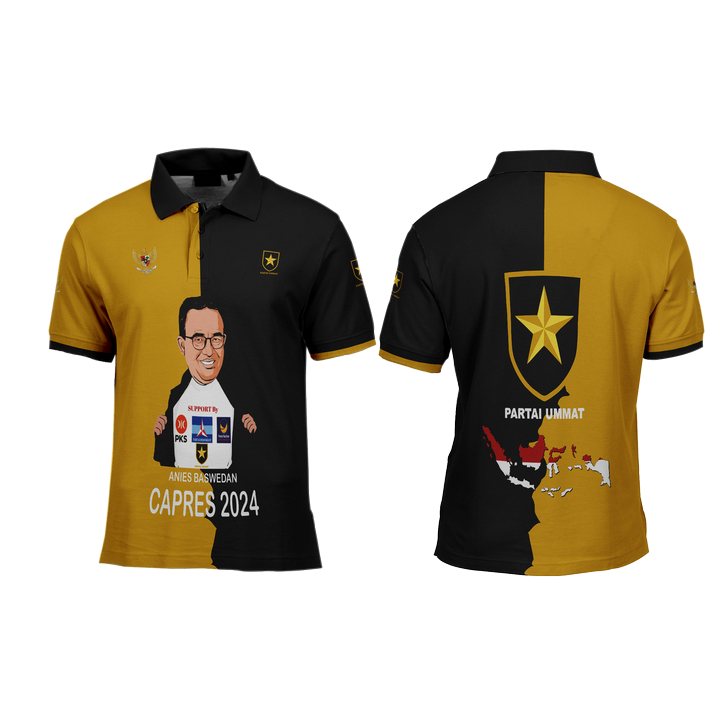 baju kaos partai ummat pendukung anies baju kaos anies amanat indonesia