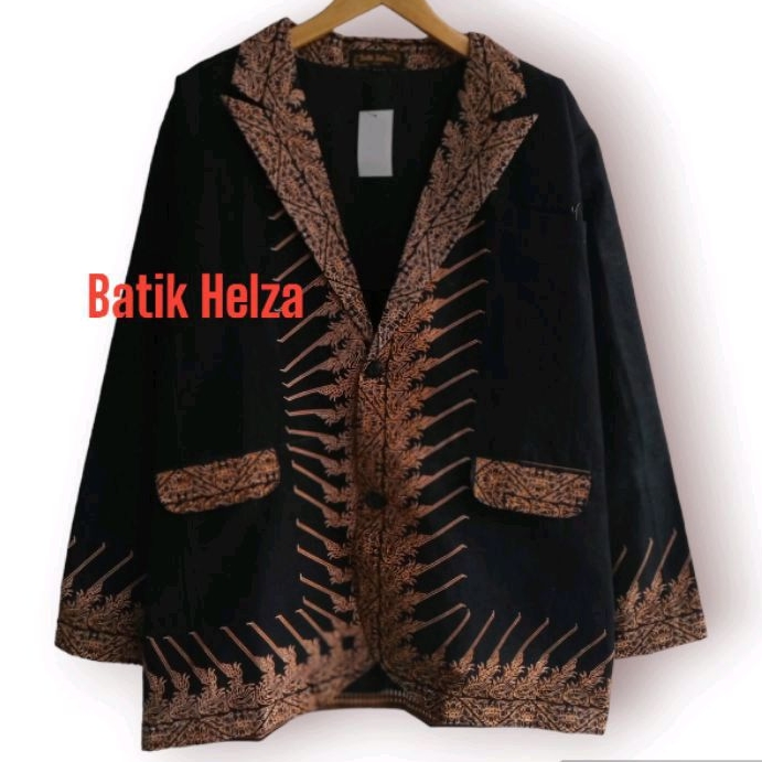 Jas batik pria modern solo Full Lapisan Jahitan Rapi cocok untuk Kerja ataupun acara resmi lainnya