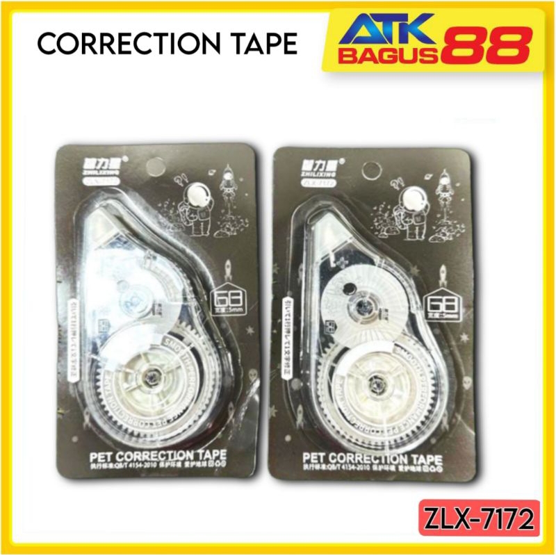 Correction Tape/Tip-ex/Correction Tape ZLX-7172 68 M x 5mm murah