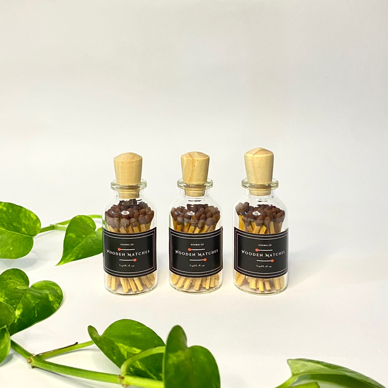 Wooden Matches | Korek Api Kayu Aesthetic | Matches in bottle