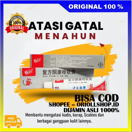 Salep M20 Salep Kulit Salep Kutu Air Salep Eksim Kering Mengatasi Kurap, Kutu Air, Skabies, Biang Ke