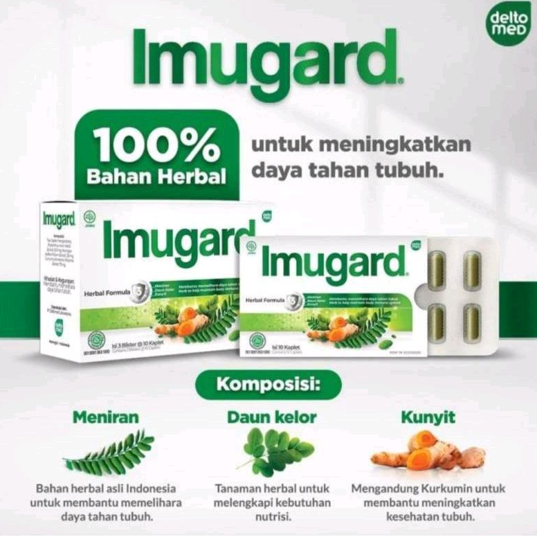 IMUGARD Kaplet Isi 10 Imun Tubuh dan Kesehatan Lambung