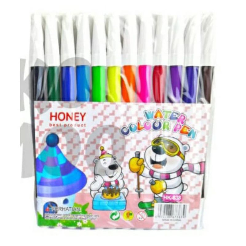 

12 Pcs Spidol Warna Warni / Spidol Mewarnai