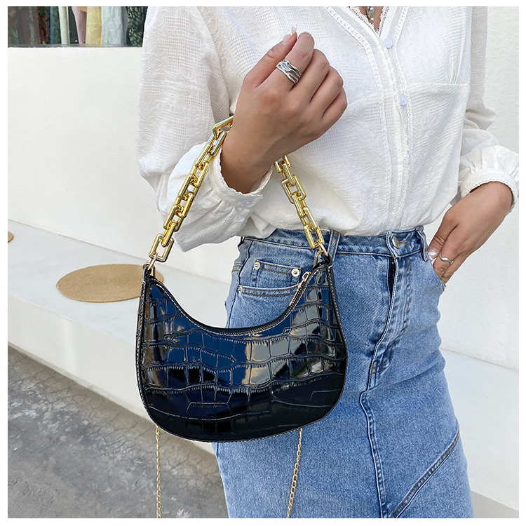 Handbag Crocodile Vintage Women 10133