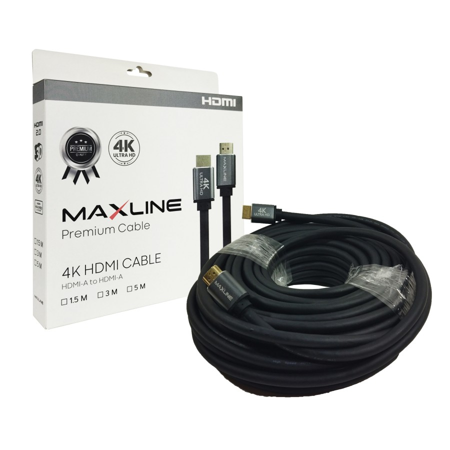 Kabel HDMI MaxLine 2.0 Ultra HD 4K Premium Quality 20M