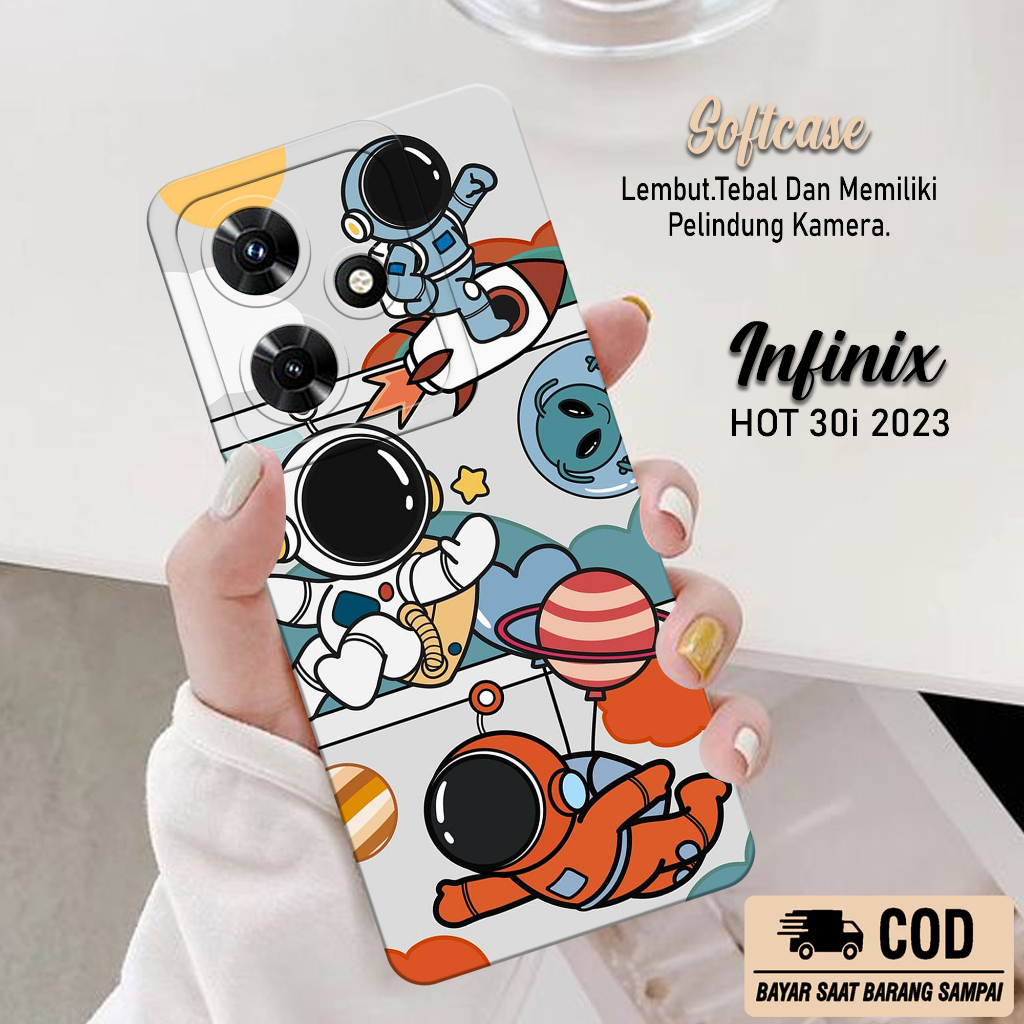 Case Hp Infinix Hot 30i 2023 - Softcase Infinix Hot 30i Terbaru - Casing Infinix Hot 30i - Kesing In