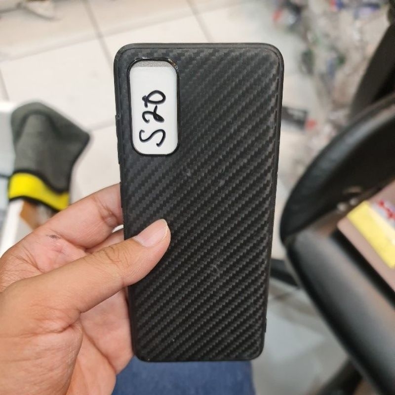 SAMSUNG S20/S20+/S20 PLUS/S20 ULTRA CASE SOFTCASE SLIM FULL CARBON