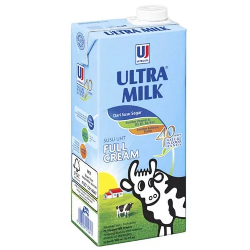 

Susu UHT ultramilk plain