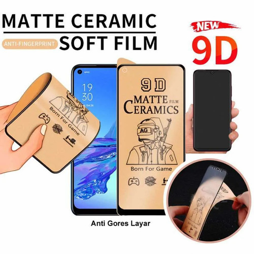 Tempered Anti Gores Ceramic Matte PUBG for Gamers TG REALME 2/2 PRO/3/3 PRO/5/5i/5s/5 PRO/6/6 PRO/7/7i/7 PRO/8/8 PRO/8i/9/9 PRO/9i/10 4G/C1/C2/C3/C11/C12/C15/C17/C20/C21/C21Y/C25/C25s/C25Y/C30/C30s/C31/C33/C35/C53/C55/GT MASTER/XT/X2