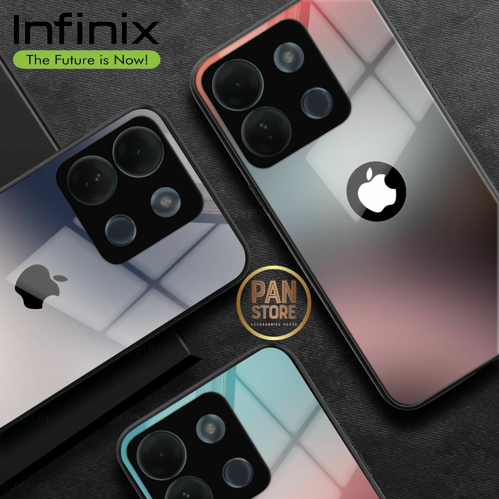 Softcase Glossy Glass Infinix Smart 7 Terbaru [SK-13] Casing  Handphone Infinix Smart 7/Note 30/Note