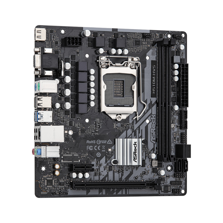 ASRock H510M-HVS R2.0 Mobo Intel H510 LGA1200 DDR4 mATX H510M HVS