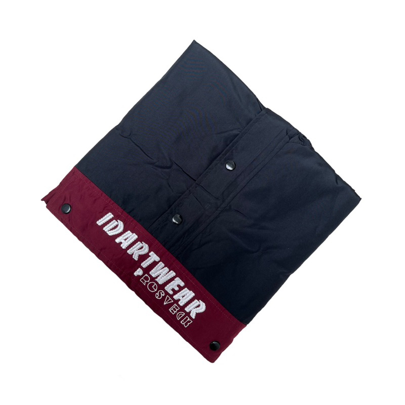 Jaket Cagoule parasut Kombinasi Hitam kombinasi Maroon Jaket Pria Wanita