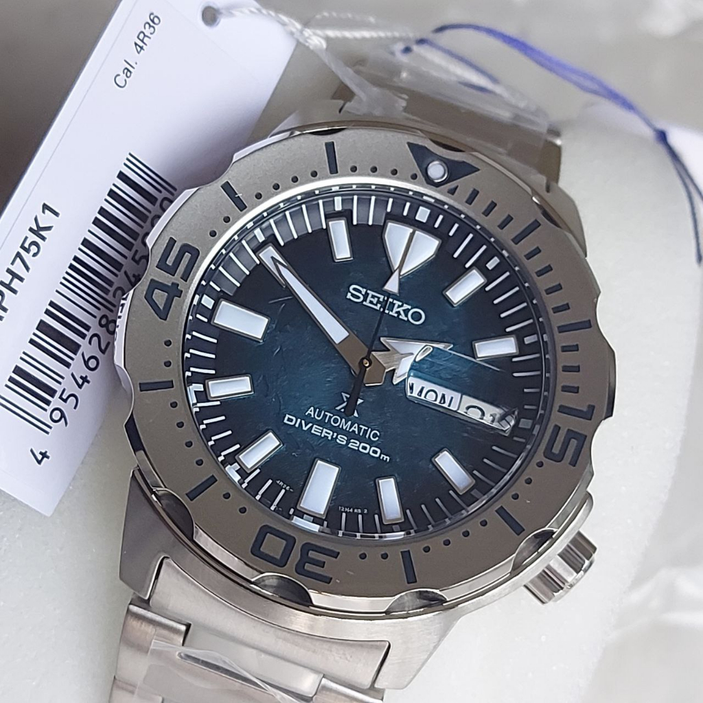 Seiko Prospex SRPH75K1 Monster Penguin Save Ocean - Jam Tangan Pria SRPH75