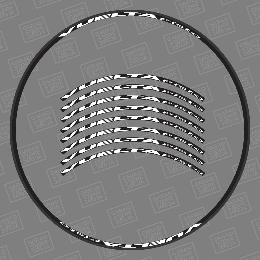 Decal Stiker Rims Vuelta Pista 1cm
