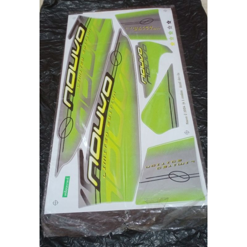 striping nouvo lele hijau limited edition stiker nouvo stiker nouvo lele import thailand kodak