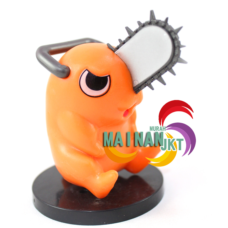 MAINANKEI MAINAN ANAK FIGURE CHAINSAW DENJI  SET ISI 2 KARAKTER CAKE TOPPER HIASAN KUE FIGURE BERKARAKTER