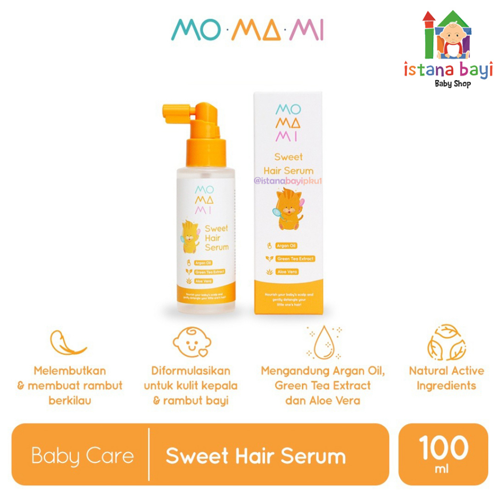 Momami Sweet Hair Serum 100ml - Serum rambut anak