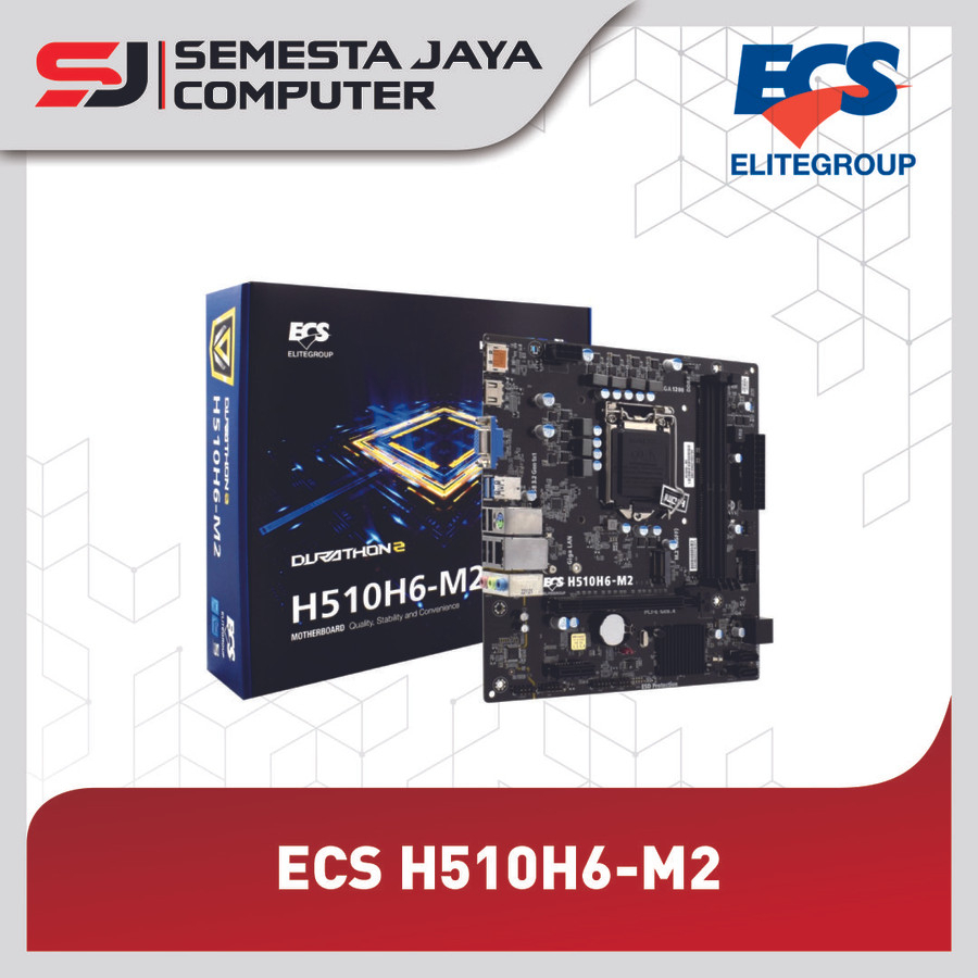 Motherboard ECS H510H6-M2 - (LGA1200, H510, DDR4, USB3.2, SATA3)