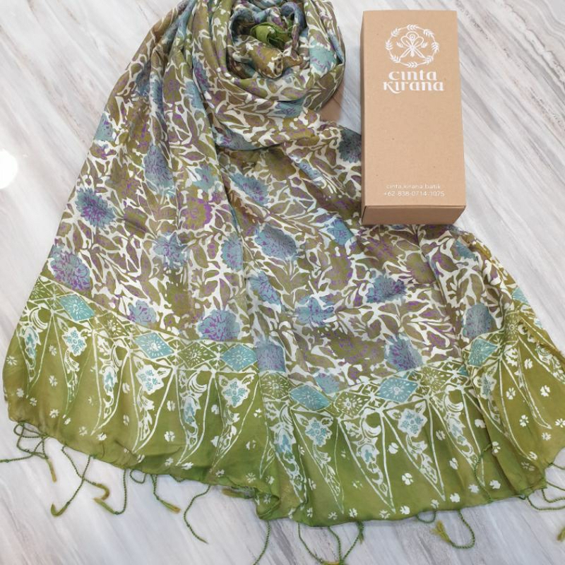Syal Sutra Batik