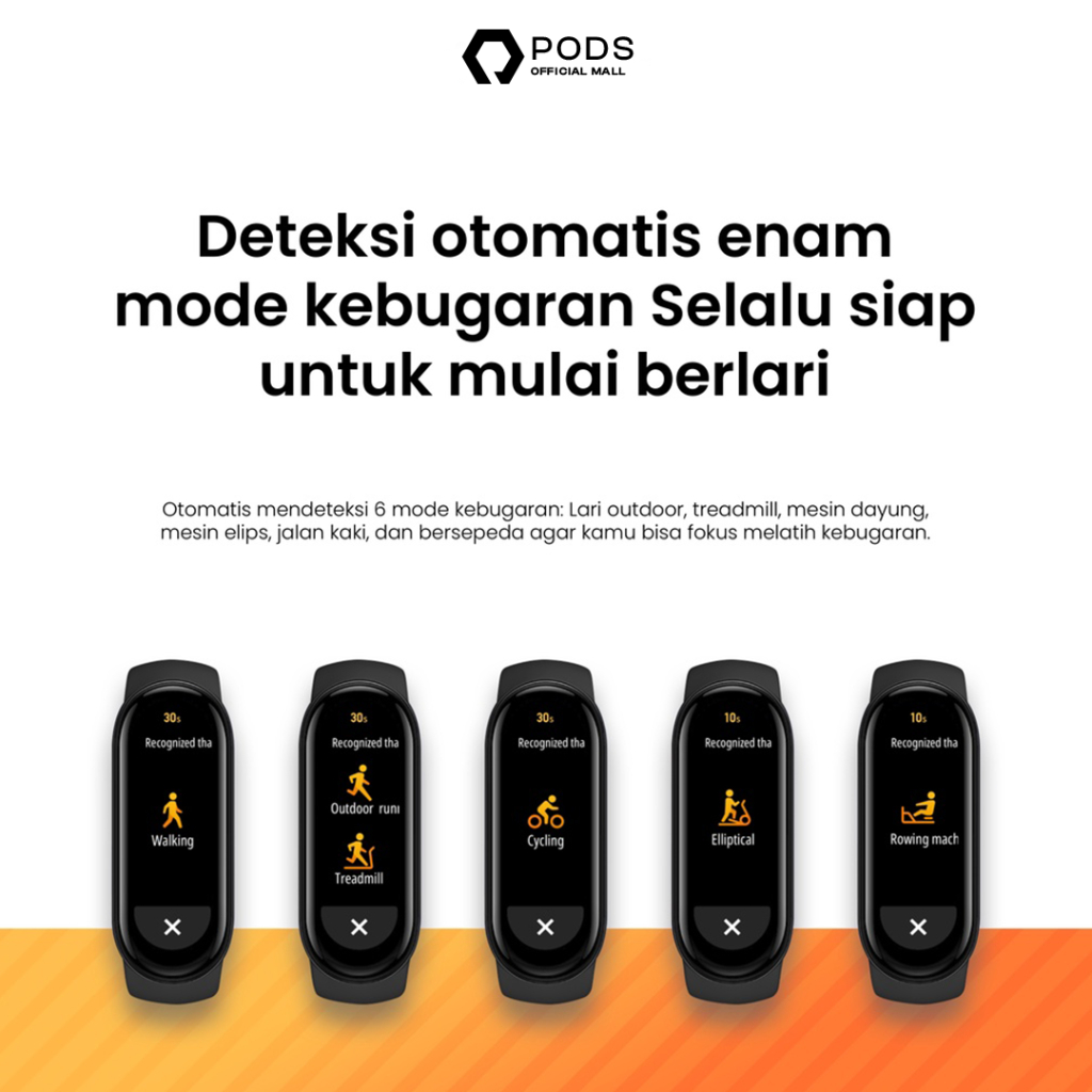 M6 Smartband By Pods Indonesia