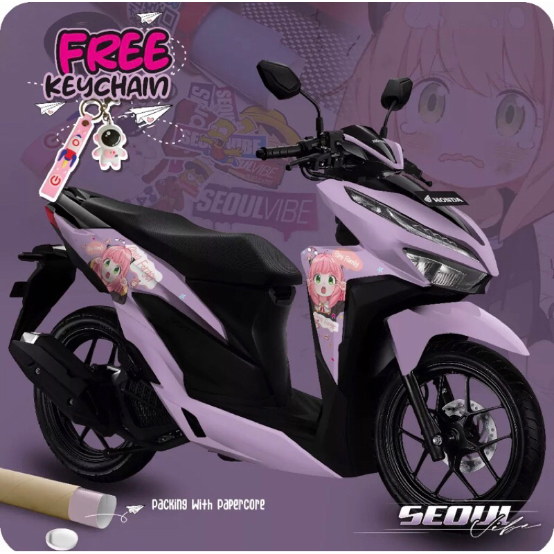 Decal Stiker New Vario 125 150 Full body Custom anime hellokitty striping seteriping honda