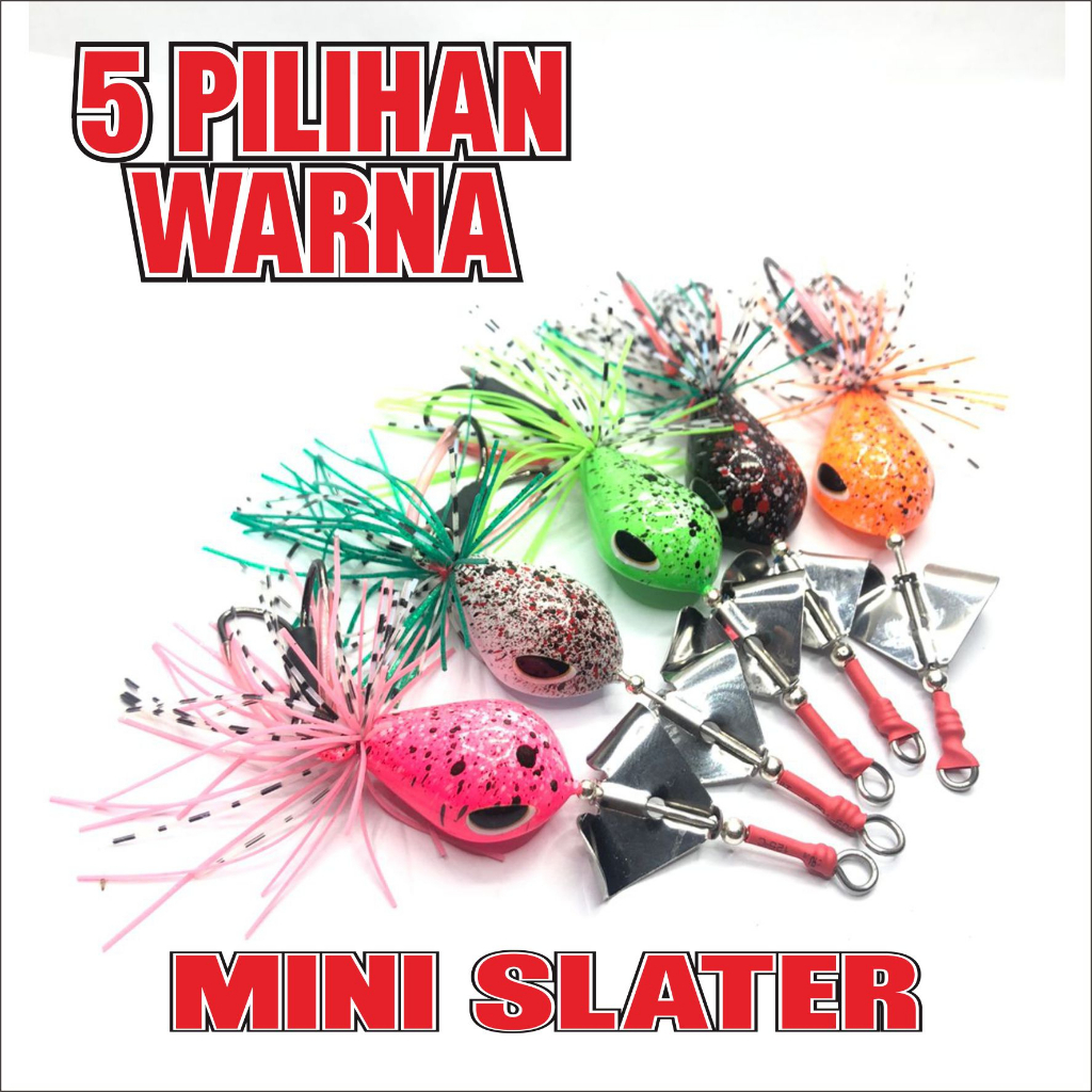 Umpan casting toman haruan mini slater