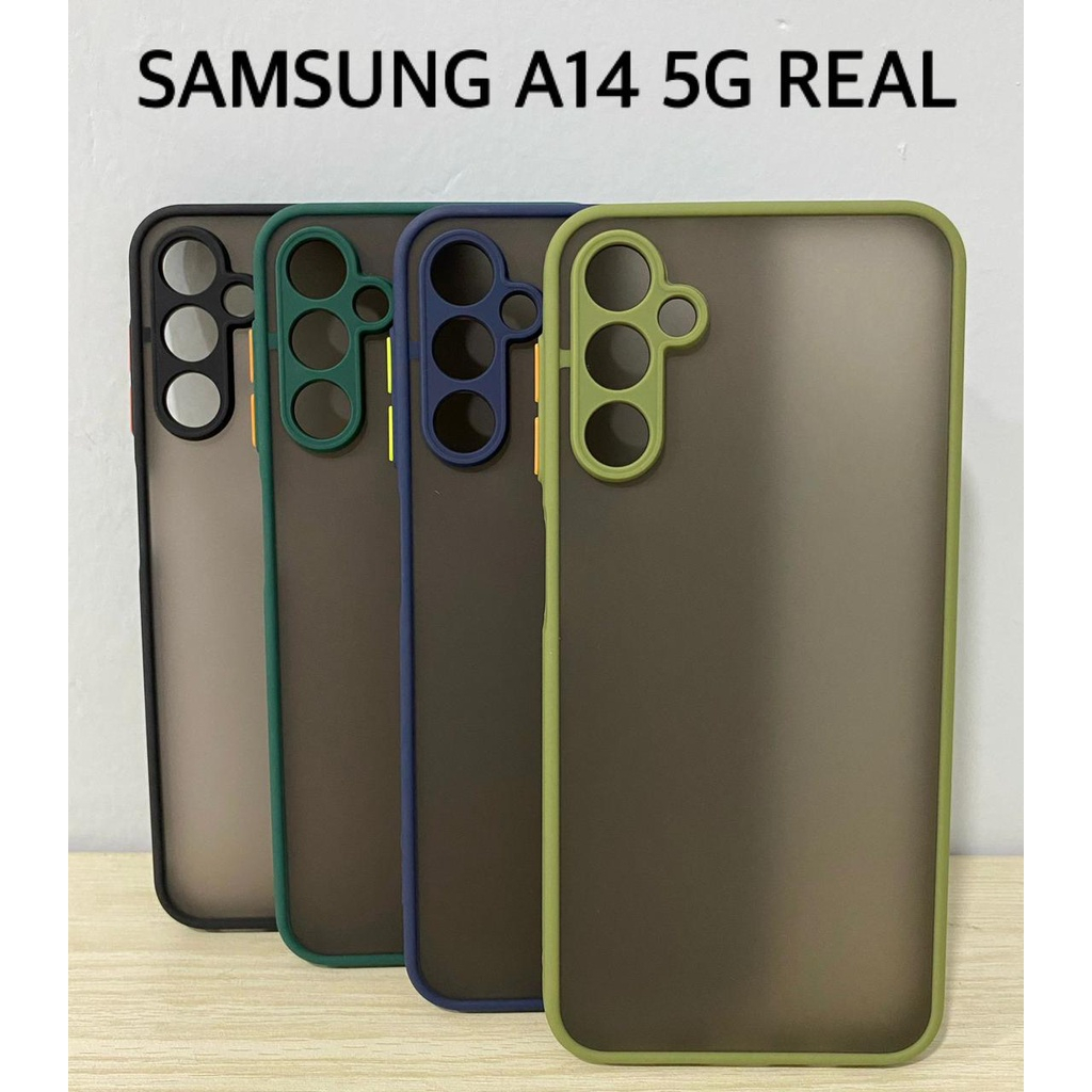 Soft Case Silikon Samsung A14 4G Samsung A14 5G Samsung A24 4G Samsung A34 5G Samsung A54 5G Samsung A74 5G Aero My Choice Color Button Matte Frame Camera