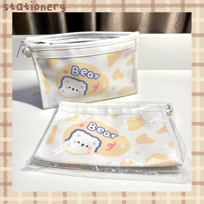 

Cream Baby Bear Pencil Pouch