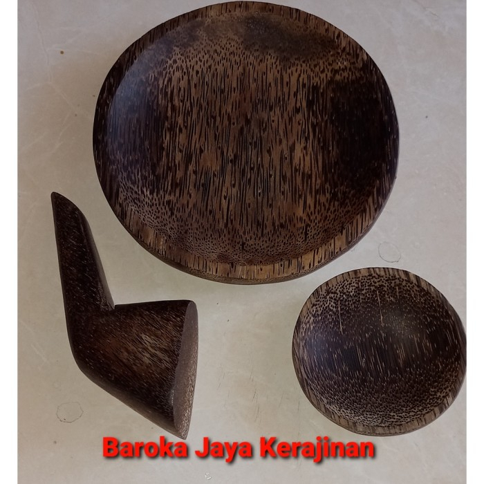 

TERBAIK Cobek Bulat Tempat Sambel dan Ulekan isi 3 produk