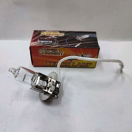 BOHLAM DEPAN HALOGEN H3 LAMPU TEMBAK 12 VOLT 100 WATT UNTUK MOTOR DAN MOBIL