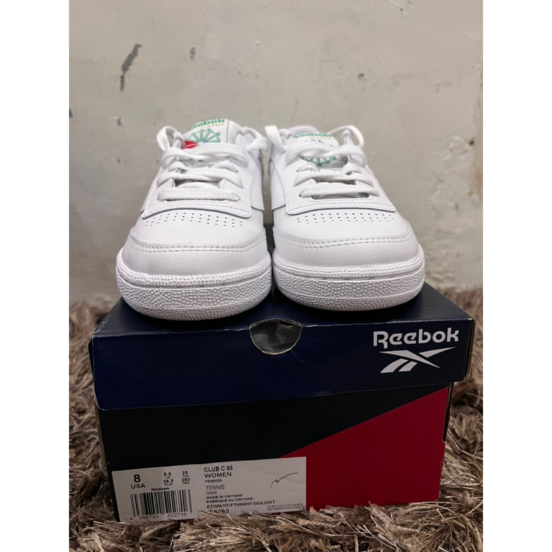 REEBOK CLUB C 85 WOMAN In white green