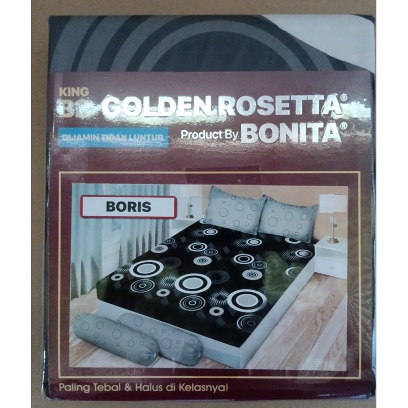 (BISA COD)SPREI BONITA EMILIA TERLARIS UK 180*200 CM