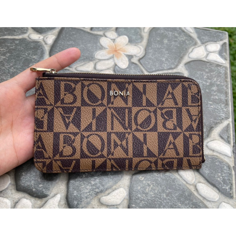 SALE preloved dompet Bonia short wallet card holder  original 100%