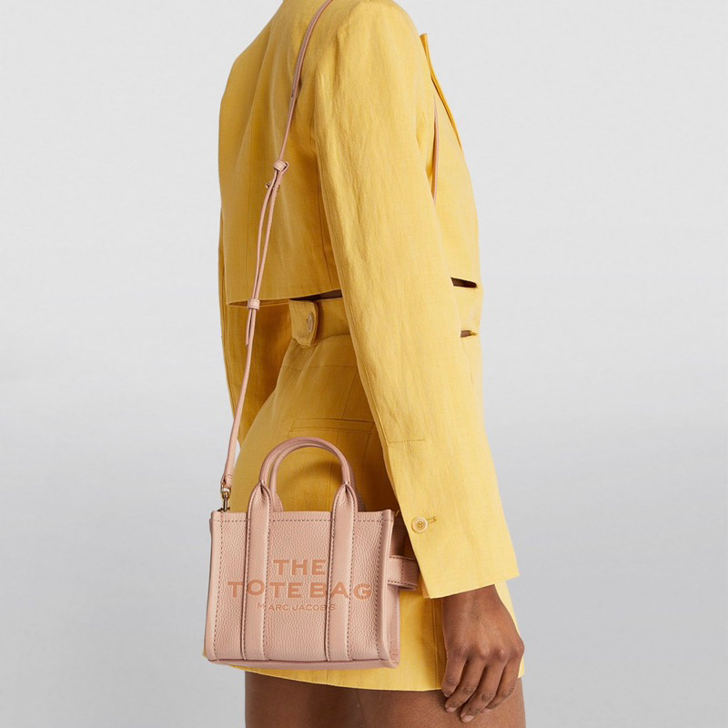 Marc Jacobs MJ The Leather Micro / Mini Tote Crossbody Bag