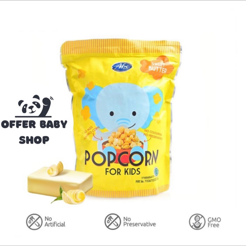 

abe food popcorn for kids - Sweet butter 80gr