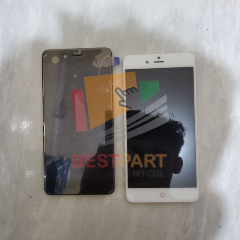 LCD TOUCHSCREEN FULLSET + FRAME ZTE NUBIA Z17 MINI NX568J ORIGINAL COPOTAN