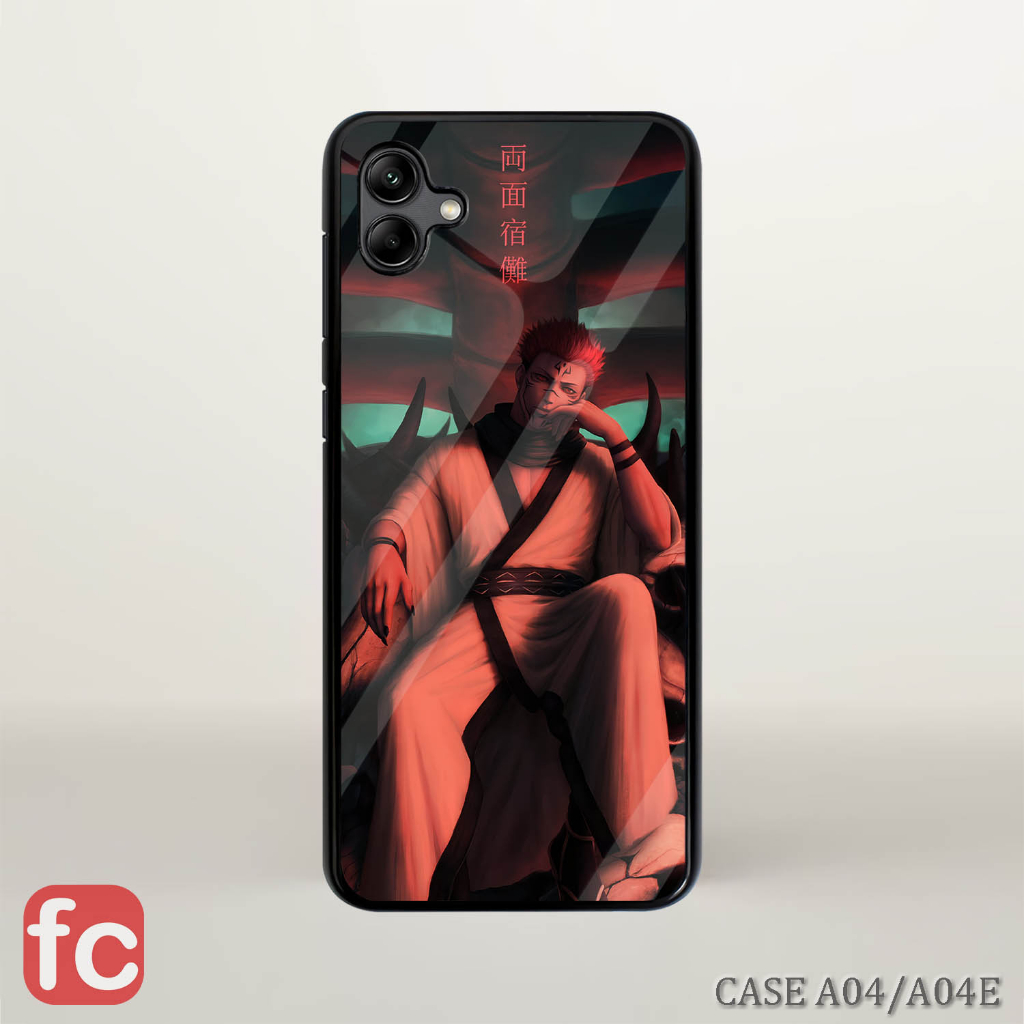 Case Samsung A04 A04E With Protector Camera | FR60 Anime Jujutsu Kaisen | Case Glossy Hd A04 a04e | 