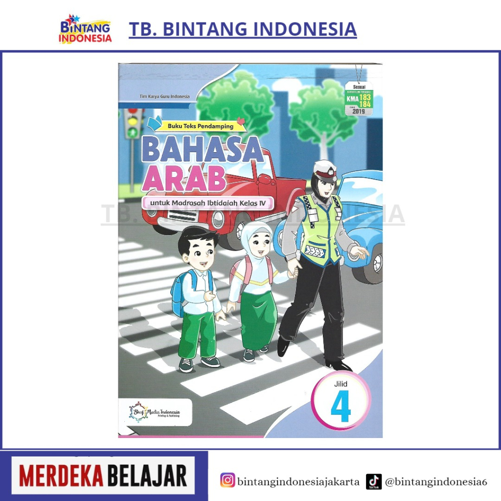 PUSTAKA MULIA-BAHASA ARAB KELA 1-6 SD/MI KMA 2019